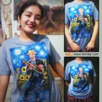 Van Gogh painting tshirts