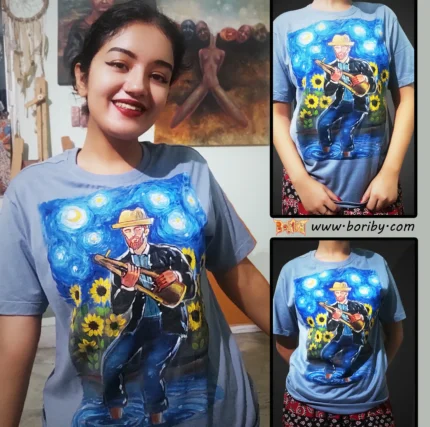 Van Gogh painting tshirts