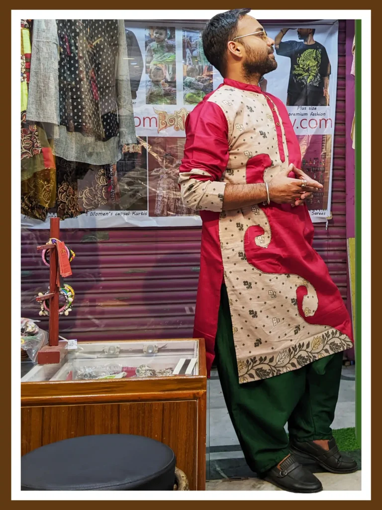 hand weaved kurta