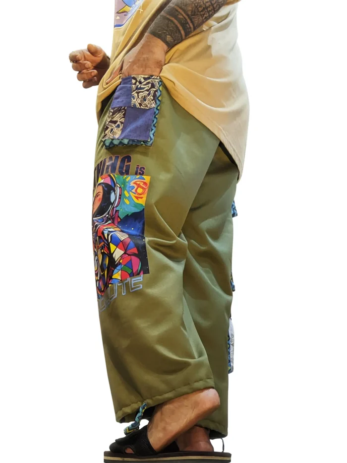 fashionable loose fit pants