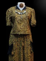 leopard print dress