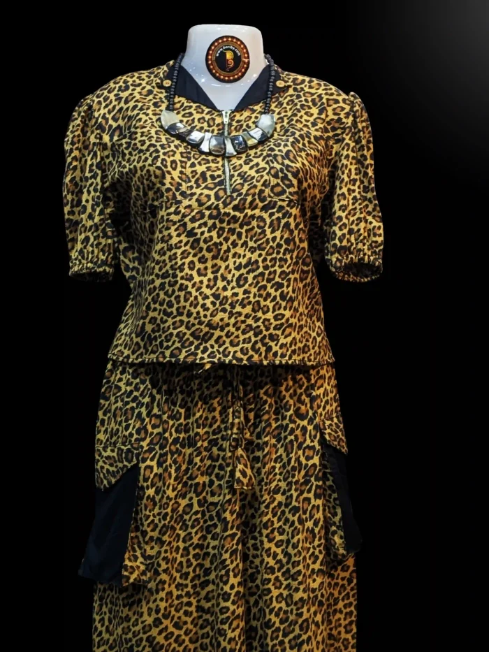 leopard print dress