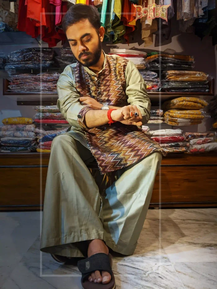 silk panjabi