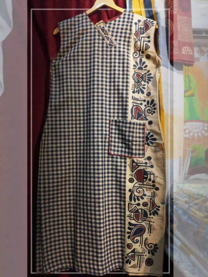 hand painted kurti