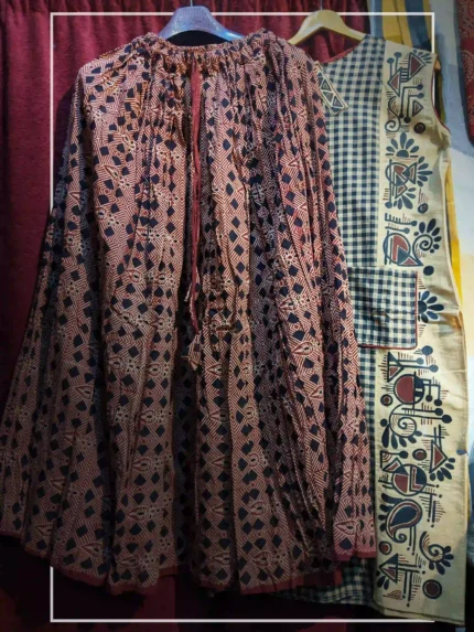 ajrakh skirt