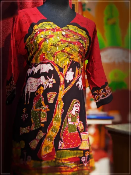 hand batik top
