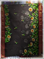 hand painted saree
