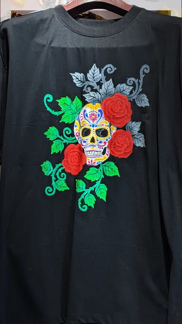 hand painted t shirt